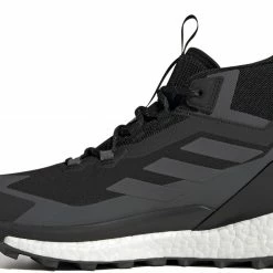 Adidas TERREX Free Hiker 2 Gore-Tex Chaussures de randonnée Homme, gris/noir -Chaussures trekking Soldes adidas terrex free hiker 2 gore tex hiking shoes men core black grey six grey three 3 1