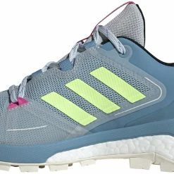 Adidas TERREX Skychaser 2 GTX Chaussures de randonnée Femme, jaune/noir -Chaussures trekking Soldes adidas terrex skychaser 2 gtx hiking shoes women hazy blue hi res yellow screaming pink 6