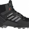 Adidas TERREX Swift R3 Mid Gore-Tex Chaussures de randonnée Homme, gris/noir -Chaussures trekking Soldes adidas terrex swift r3 mid gore tex hiking shoes men core black grey three solar red 1