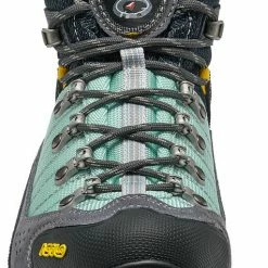 Asolo Drifter I Evo GV Chaussures Femme, gris/vert -Chaussures trekking Soldes asolo drifter i evo gv shoes women grey brooke green 4