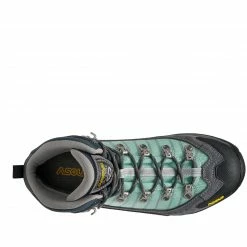 Asolo Drifter I Evo GV Chaussures Femme, gris/vert -Chaussures trekking Soldes asolo drifter i evo gv shoes women grey brooke green 6