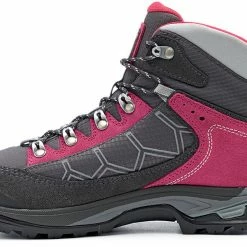 Asolo Falcon GV Chaussures Femme, gris/rouge -Chaussures trekking Soldes asolo falcon gv shoes women graphite graphite 3