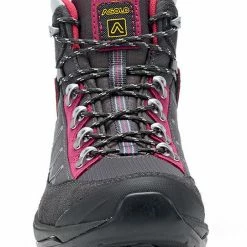 Asolo Falcon GV Chaussures Femme, gris/rouge -Chaussures trekking Soldes asolo falcon gv shoes women graphite graphite 4