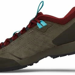 Black Diamond Mission Leather Low WP Approach Shoes Women, marron/rouge -Chaussures trekking Soldes black diamond mission leather low wp approach shoes women malted grenadine 2