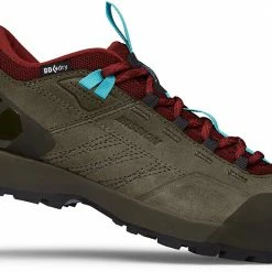 Black Diamond Mission Leather Low WP Approach Shoes Women, marron/rouge -Chaussures trekking Soldes black diamond mission leather low wp approach shoes women malted grenadine 3