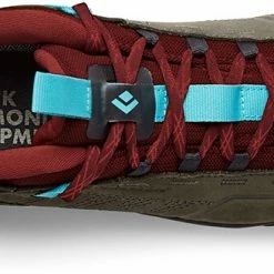 Black Diamond Mission Leather Low WP Approach Shoes Women, marron/rouge -Chaussures trekking Soldes black diamond mission leather low wp approach shoes women malted grenadine 4