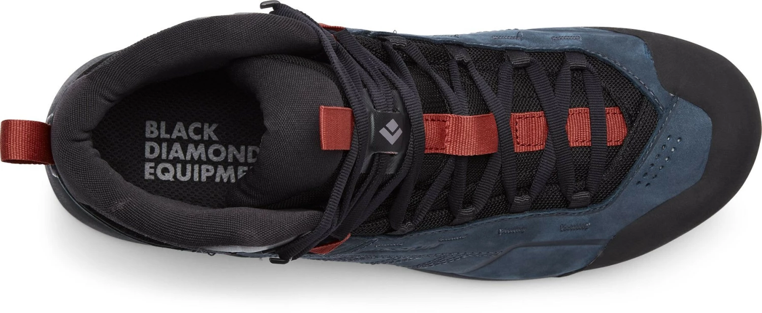 Black Diamond Mission Leather Mid WP Chaussures d'approche Homme, noir/bleu 5 Black Diamond Mission Leather Mid WP Chaussures d'approche Homme, noir/bleu – Image 3