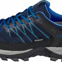 CMP Campagnolo Rigel WP Chaussures de trekking basses Homme, noir/bleu -Chaussures trekking Soldes cmp campagnolo rigel low wp kengaet miehet black blue 3 1