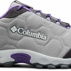 Columbia Firecamp Sledder 3 Chaussures Imperméable Adolescents, bleu/orange -Chaussures trekking Soldes columbia firecamp sledder 3 wp shoes youth kids monument emperor 4