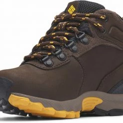 Columbia Newton Ridge Chaussures Adolescents, marron/jaune -Chaussures trekking Soldes columbia newton ridge shoes youth cordovan golden yellow 4