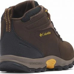 Columbia Newton Ridge Chaussures Adolescents, marron/jaune -Chaussures trekking Soldes columbia newton ridge shoes youth cordovan golden yellow 5
