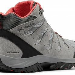 Columbia Redmond III Mid Waterproof Chaussures Femme, gris/noir -Chaussures trekking Soldes columbia redmond iii mid waterproof shoes women steam red coral 3