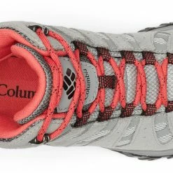 Columbia Redmond III Mid Waterproof Chaussures Femme, gris/noir -Chaussures trekking Soldes columbia redmond iii mid waterproof shoes women steam red coral 6