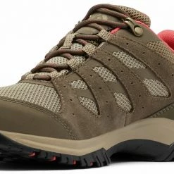 Columbia Redmond III Waterproof Chaussures Femme, marron/rose 9 Columbia Redmond III Waterproof Chaussures Femme, marron/rose -Chaussures trekking Soldes columbia redmond iii waterproof shoes women pebble red coral 2