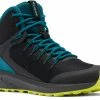 Columbia Trailstorm Mid Waterproof Chaussures Femme, gris/Bleu pétrole -Chaussures trekking Soldes columbia trailstorm mid waterproof shoes women black deep wave 1