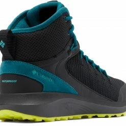Columbia Trailstorm Mid Waterproof Chaussures Femme, gris/Bleu pétrole -Chaussures trekking Soldes columbia trailstorm mid waterproof shoes women black deep wave 3
