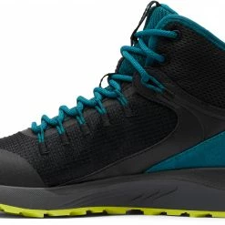 Columbia Trailstorm Mid Waterproof Chaussures Femme, gris/Bleu pétrole -Chaussures trekking Soldes columbia trailstorm mid waterproof shoes women black deep wave 4