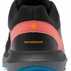 Columbia Trailstorm Waterproof Chaussures Femme, noir/orange -Chaussures trekking Soldes columbia trailstorm waterproof shoes women black bright marigold 6 1