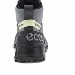 ECCO Biom 2.1 X Mountain Chaussures mi-hautes Femme, noir/gris -Chaussures trekking Soldes ecco biom 21 x mountain mid shoes women black steel 5 2