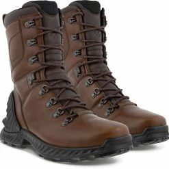 ECCO Exohike Botte Homme, marron -Chaussures trekking Soldes ecco exohike boots men cocoa brown mocha 6