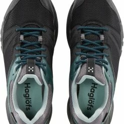 Haglöfs Trail Fuse GT Chaussures Femme, noir/Bleu pétrole -Chaussures trekking Soldes hagloefs trail fuse gt shoes women mineral true black 6 1