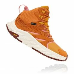 Hoka One One Anacapa GTX Chaussures mi-hautes Femme, rouge -Chaussures trekking Soldes hoka one one anacapa gtx mid shoes women desert sun golden yellow 2 1