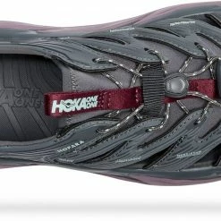 Hoka One One Hopara Chaussures Femme, gris/rose -Chaussures trekking Soldes hoka one one hopara shoes women castlerock elderberry 5