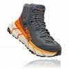 Hoka One One Tennine Hike GTX Chaussures Homme, gris/orange -Chaussures trekking Soldes hoka one one tennine hike gtx shoes men castlerock persimmon orange 1