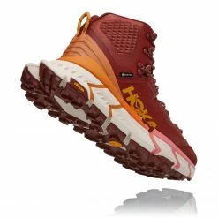 Hoka One One Tennine Hike GTX Chaussures Femme, rouge/orange -Chaussures trekking Soldes hoka one one tennine hike gtx shoes women cherry mahogany strawberry ice 3