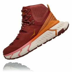Hoka One One Tennine Hike GTX Chaussures Femme, rouge/orange -Chaussures trekking Soldes hoka one one tennine hike gtx shoes women cherry mahogany strawberry ice 4