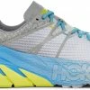 Hoka One One Tennine Chaussures de randonnée Homme, gris/bleu -Chaussures trekking Soldes hoka one one tennine hiking shoes men drizzel lunar rock 1