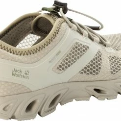 Jack Wolfskin Breezer Vent Chaussures basses Femme, beige -Chaussures trekking Soldes jack wolfskin breezer vent low shoes women beige khaki 3 1