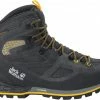 Jack Wolfskin Force Crest Texapore Chaussures mi-hautes Homme, gris/jaune