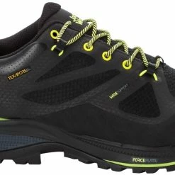 Jack Wolfskin Force Striker Texapore Chaussures Basses Homme, gris/olive -Chaussures trekking Soldes jack wolfskin force striker texapore low shoes men black lime 2