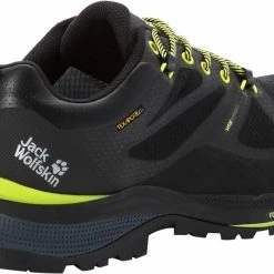 Jack Wolfskin Force Striker Texapore Chaussures Basses Homme, gris/olive -Chaussures trekking Soldes jack wolfskin force striker texapore low shoes men black lime 3