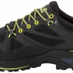 Jack Wolfskin Force Striker Texapore Chaussures Basses Homme, gris/olive -Chaussures trekking Soldes jack wolfskin force striker texapore low shoes men black lime 4