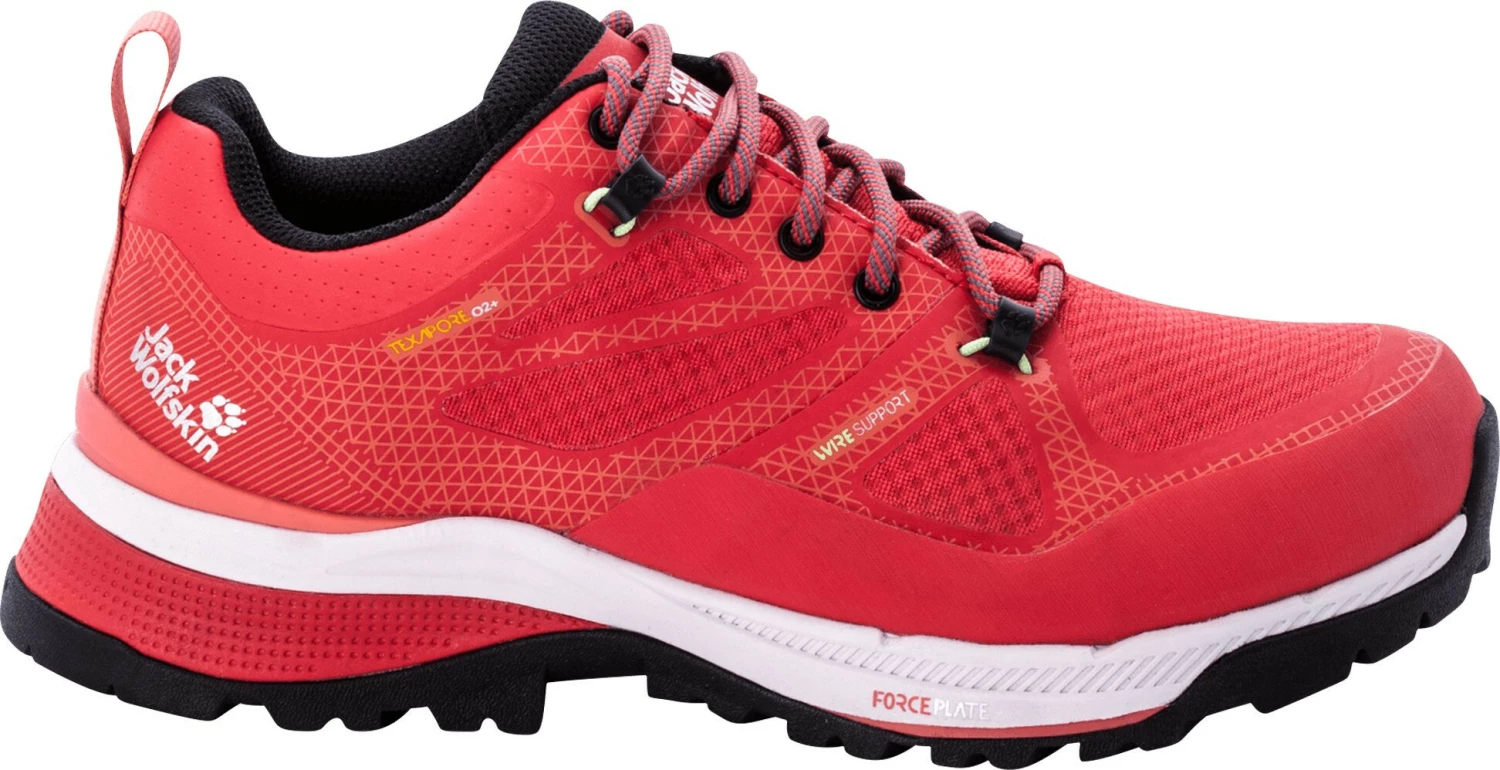 Jack Wolfskin Force Striker Texapore Chaussures basses Femme, rose 4 Jack Wolfskin Force Striker Texapore Chaussures basses Femme, rose – Image 2