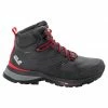 Jack Wolfskin Force Striker Texapore Chaussures mi-hautes Homme, gris/bleu -Chaussures trekking Soldes jack wolfskin force striker texapore mid shoes men phantom red 1