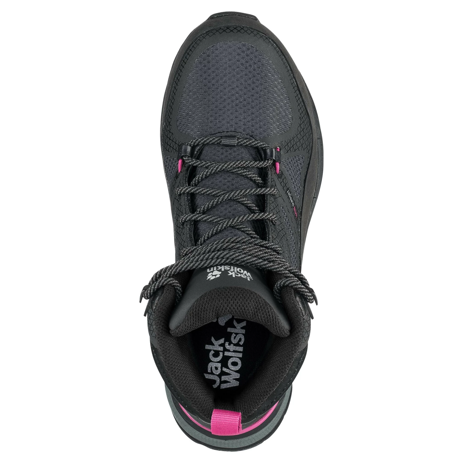 Jack Wolfskin Force Striker Texapore Chaussures mi-hautes Femme, gris/rose 7 Jack Wolfskin Force Striker Texapore Chaussures mi-hautes Femme, gris/rose – Image 5