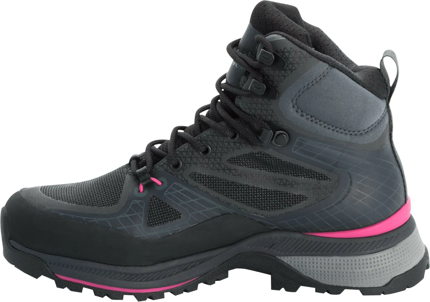 Jack Wolfskin Force Trekker Texapore Chaussures mi-hautes Femme, noir 6 Jack Wolfskin Force Trekker Texapore Chaussures mi-hautes Femme, noir – Image 4