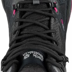 Jack Wolfskin Force Trekker Texapore Chaussures mi-hautes Femme, noir 12 Jack Wolfskin Force Trekker Texapore Chaussures mi-hautes Femme, noir -Chaussures trekking Soldes jack wolfskin force trekker texapore mid shoes women black pink 5