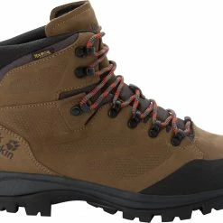 Jack Wolfskin Rebellion Texapore Chaussures mi-hautes Homme, marron -Chaussures trekking Soldes jack wolfskin rebellion texapore mid shoes men brown phantom 2 1