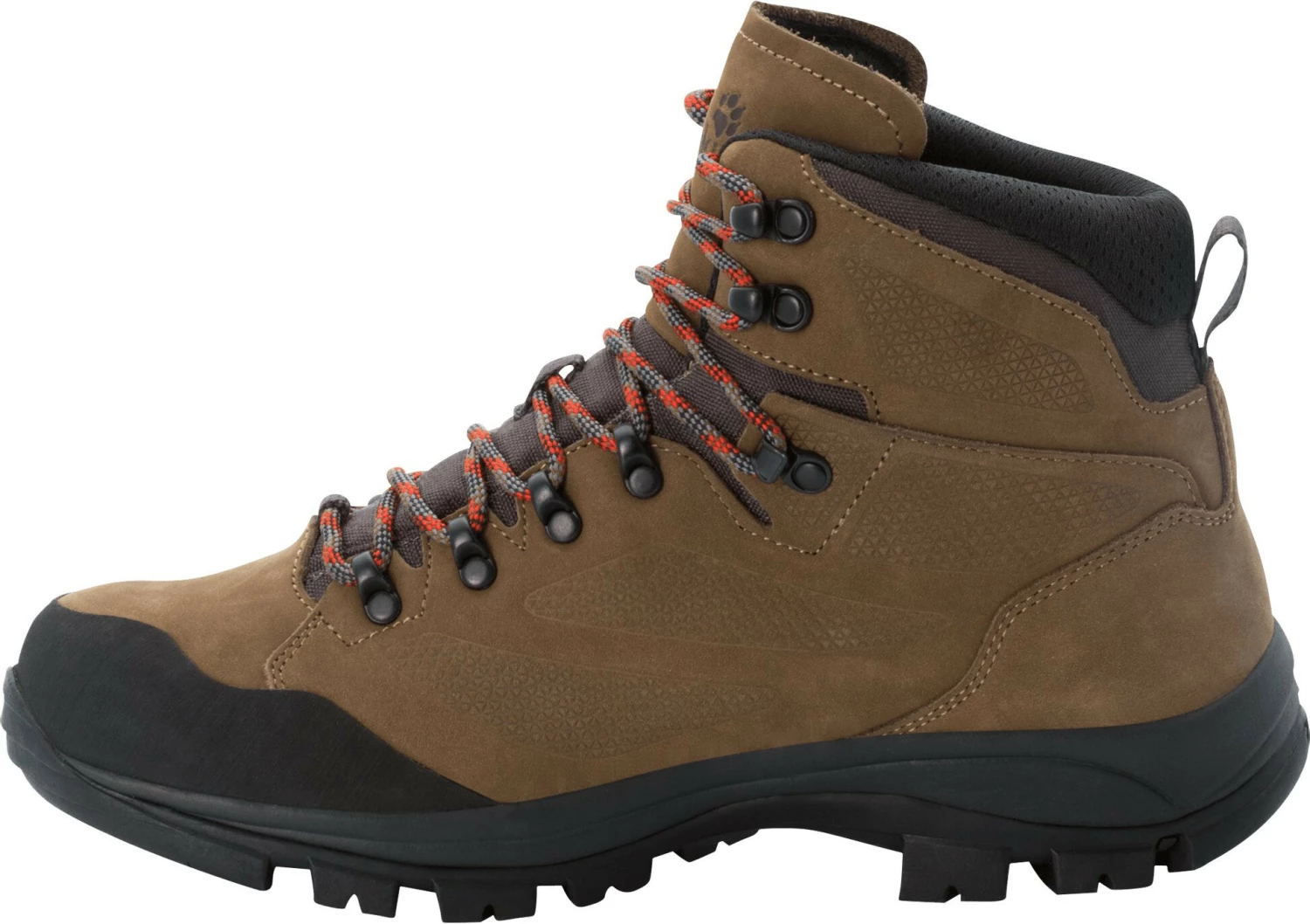 Jack Wolfskin Rebellion Texapore Chaussures mi-hautes Homme, marron/rouge 6 Jack Wolfskin Rebellion Texapore Chaussures mi-hautes Homme, marron/rouge – Image 4