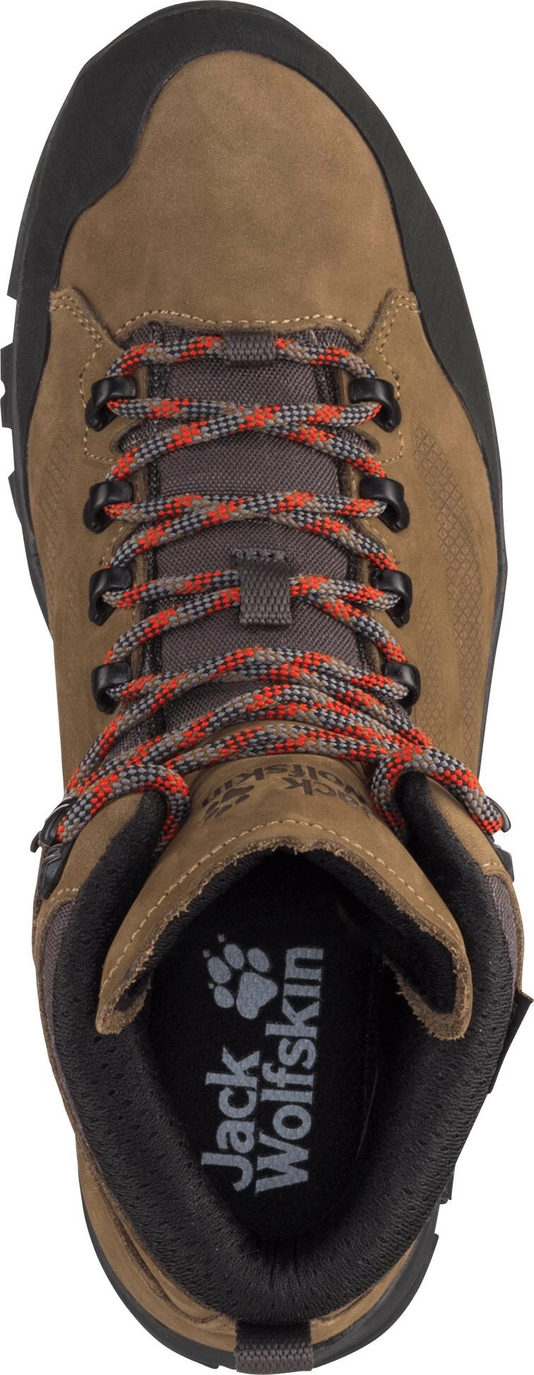 Jack Wolfskin Rebellion Texapore Chaussures mi-hautes Homme, marron/rouge 7 Jack Wolfskin Rebellion Texapore Chaussures mi-hautes Homme, marron/rouge – Image 5