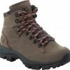 Jack Wolfskin Rebellion Texapore Chaussures mi-hautes Femme, gris/rouge -Chaussures trekking Soldes jack wolfskin rebellion texapore mid shoes women brown phantom 1