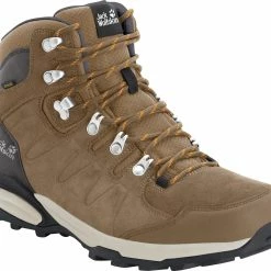 Jack Wolfskin Refugio Texapore Chaussures mi-hautes Femme, gris -Chaussures trekking Soldes jack wolfskin refugio texapore mid shoes women brown apricot 4