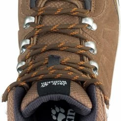 Jack Wolfskin Refugio Texapore Chaussures mi-hautes Femme, gris -Chaussures trekking Soldes jack wolfskin refugio texapore mid shoes women brown apricot 6