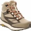 Jack Wolfskin Terraventure Texapore Chaussures mi-hautes Femme, beige -Chaussures trekking Soldes jack wolfskin terraventure texapore mid shoes women beige light beige 1