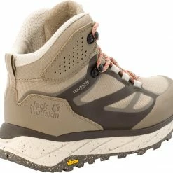 Jack Wolfskin Terraventure Texapore Chaussures mi-hautes Femme, beige 10 Jack Wolfskin Terraventure Texapore Chaussures mi-hautes Femme, beige -Chaussures trekking Soldes jack wolfskin terraventure texapore mid shoes women beige light beige 3