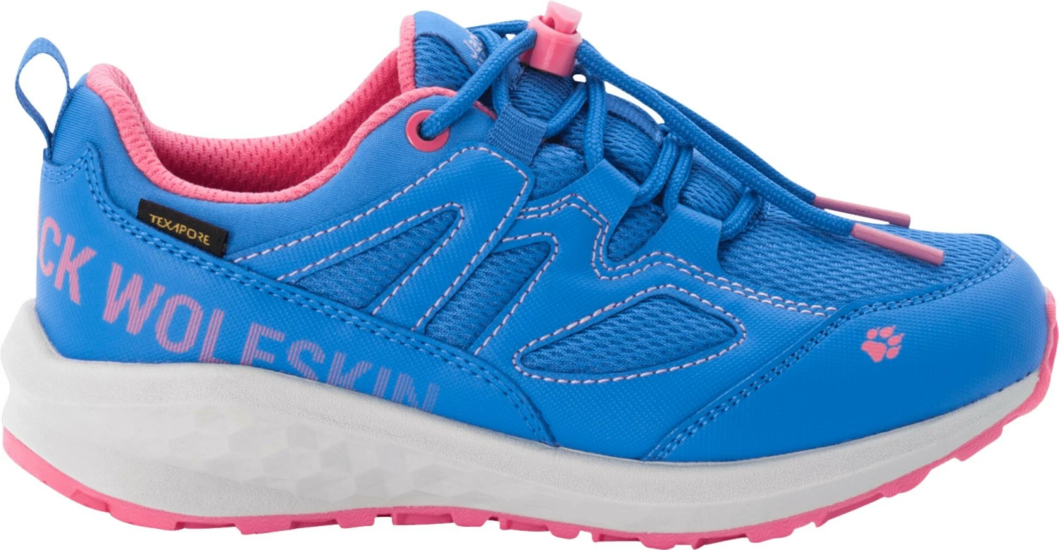 Jack Wolfskin Unleash 4 Speed Texapore Chaussures Enfant, bleu/gris 4 Jack Wolfskin Unleash 4 Speed Texapore Chaussures Enfant, bleu/gris – Image 2
